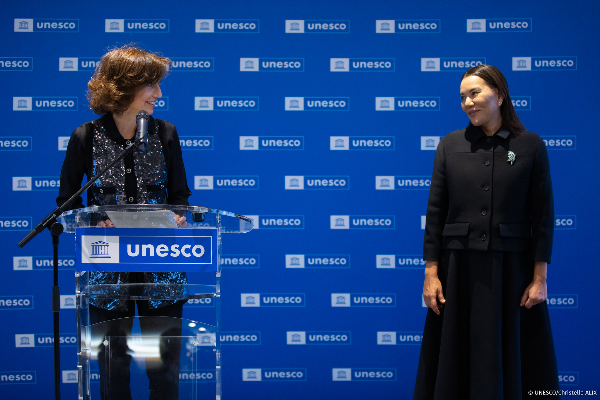 La directrice de l'UNESCO à  fond avec le Maroc