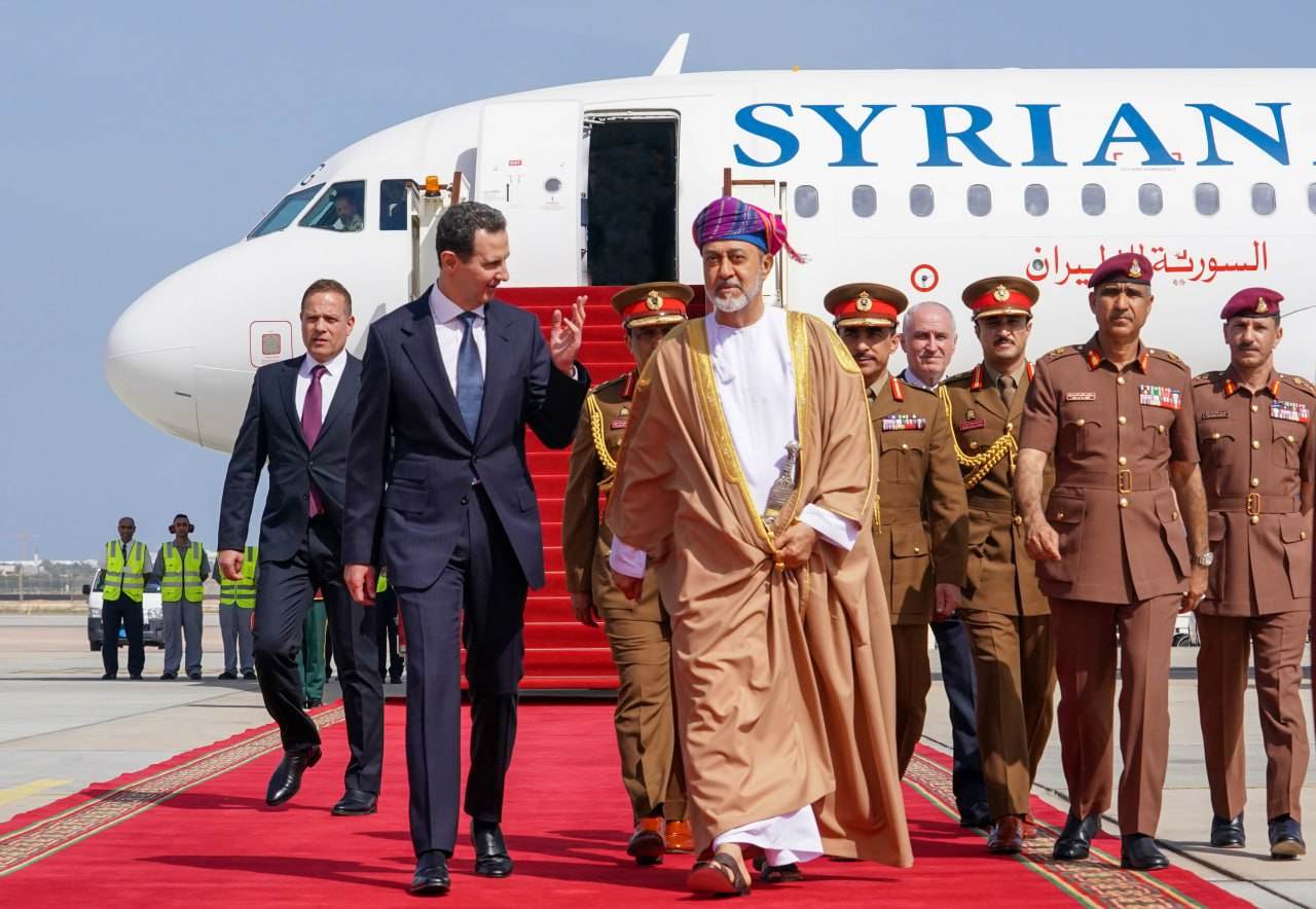 Le président syrien Bashar Al Assad en visite à Oman